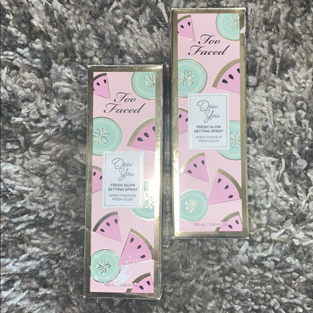 Too Faced primer and setting spray iwatermelon
